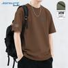 Jeanswest Men's Labyrinth Gray Print Short Sleeve T-Shirt