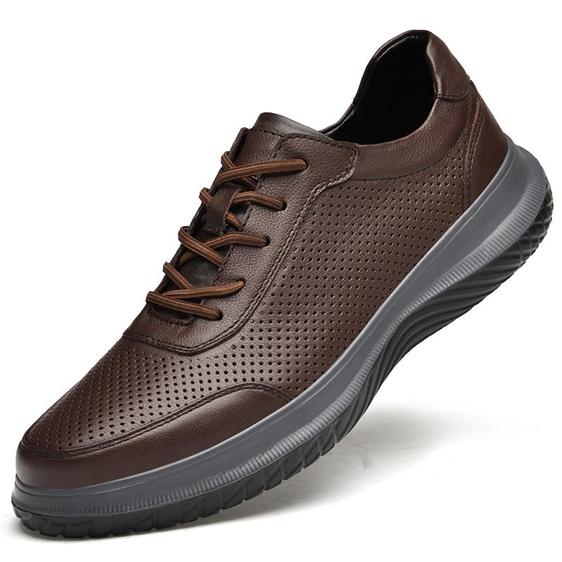 2024 neue Männer Schuhe Aus Echtem Leder Männer Business Schuhe Hohe Qualität Im Freien Männer Turnschuhe Männlichen Casual Schuhe Wandern Schuhe