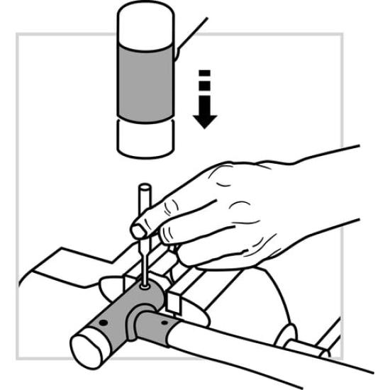 PB Combination Hammer Replacement Head 300C-3 Silver
