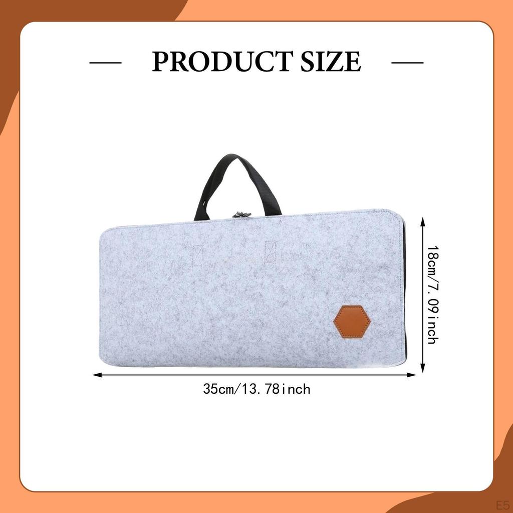 PC Keyboard Storage Bag Case Lightweight Simple with Handle Gaming Carrying