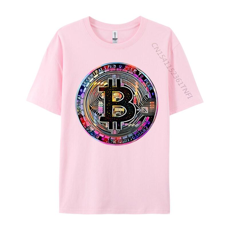 Bitcoin Btc Coin In 80S T Shirts Top Tees For Men 3d Printed T Shirts Mens Street Loose Sweatshirt TShirt