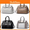 Stylish Pu Leather Women's Shoulder Bag Large Capacity Platinum Style Handbag