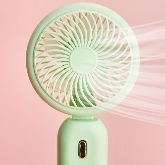 Folding Handheld Fan 3 Speed Adjustable USB Rechargeable Summer Cooling Fan Portable Outdoor Travel Mini Personal Fan