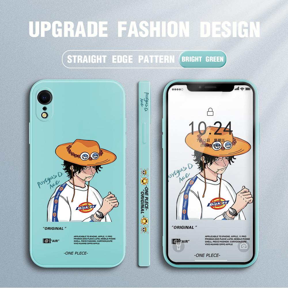 Popular Anime Phone Case for Xiaomi Redmi POCO Mi 11 Lite 5G Note10 Pro Soft Full Protection Square Liquid Silicone Cellphone Back Cover