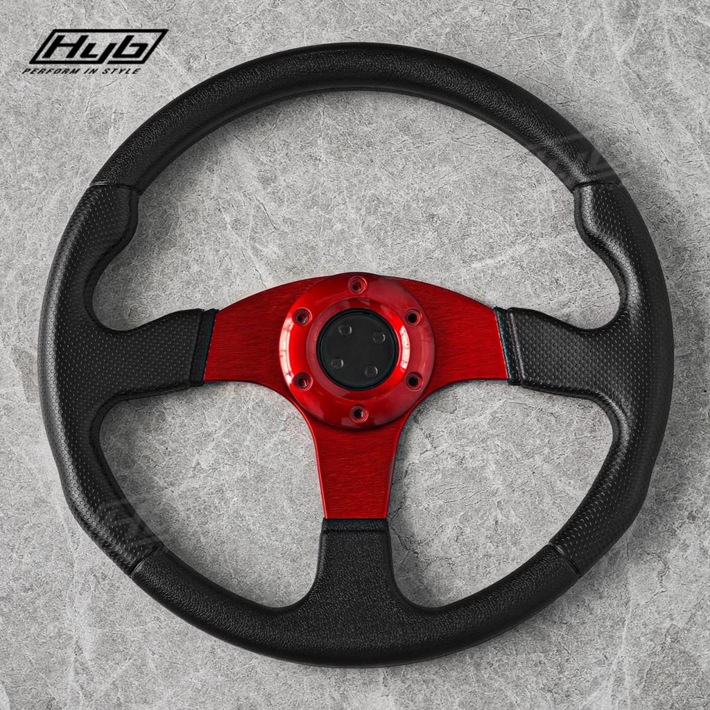 Classic Sports Racing Car Steering Wheel Universal 13 Inches 330MM PU Steering Wheel
