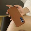 For Samsung Galaxy A25 5G (Global) (161.0 X 76.5 X 8.3mm) Case with Lanyard Genuine Cow Leather PC Phone Back Cover