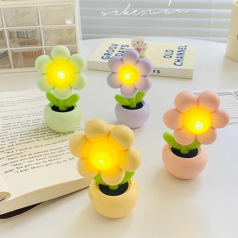 1Pc Gift Creative Night Light, Cartoon Cute Pet Desktop Atmosphere Light, Bedroom Bedside Night Light Stall Night Market