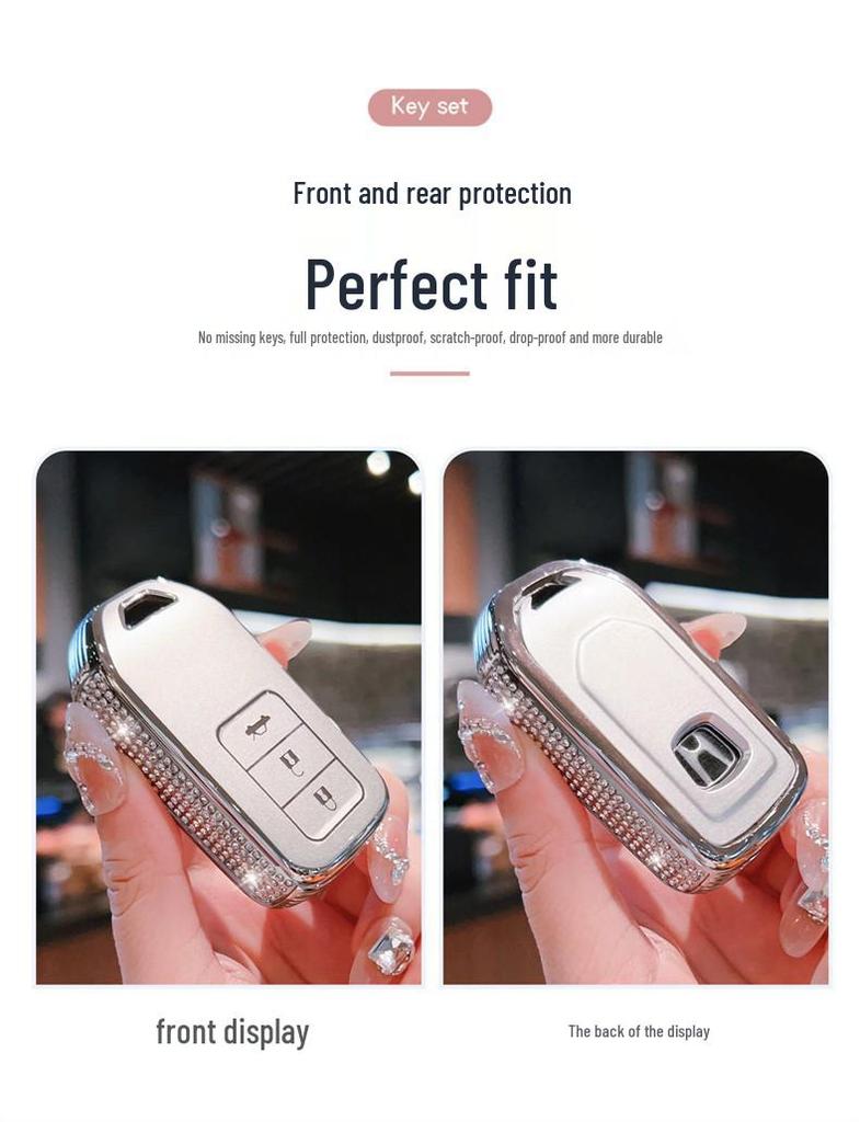 High-end Key Cover for Accord, CRV, Civic, Haoying, Elysion, XRV - 11th Gen Models