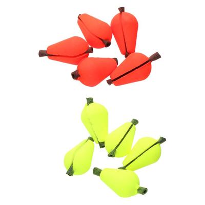 Snap-on Indicator Fish Beans Water Droplets Fly Fishing Bobbers Float Oval  Fishing Floats Beads