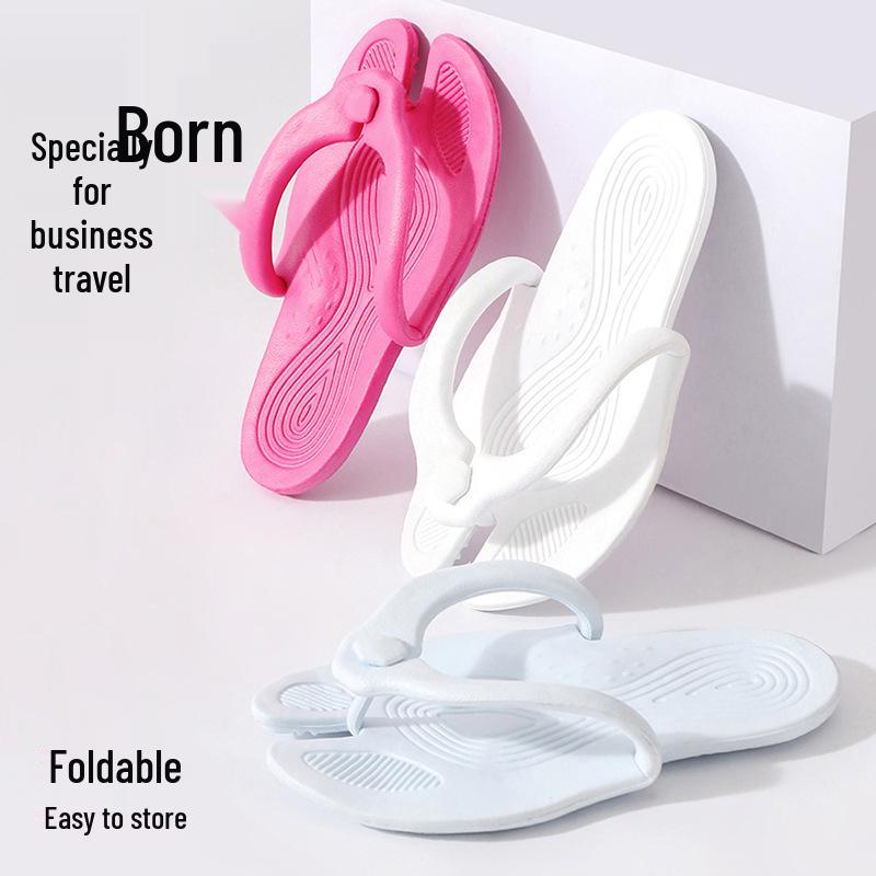 Portable Foldable Non-slip Slippers for Travel, Swimming, Hotel, Beach, Men's & Women's Lightweight Sandals.