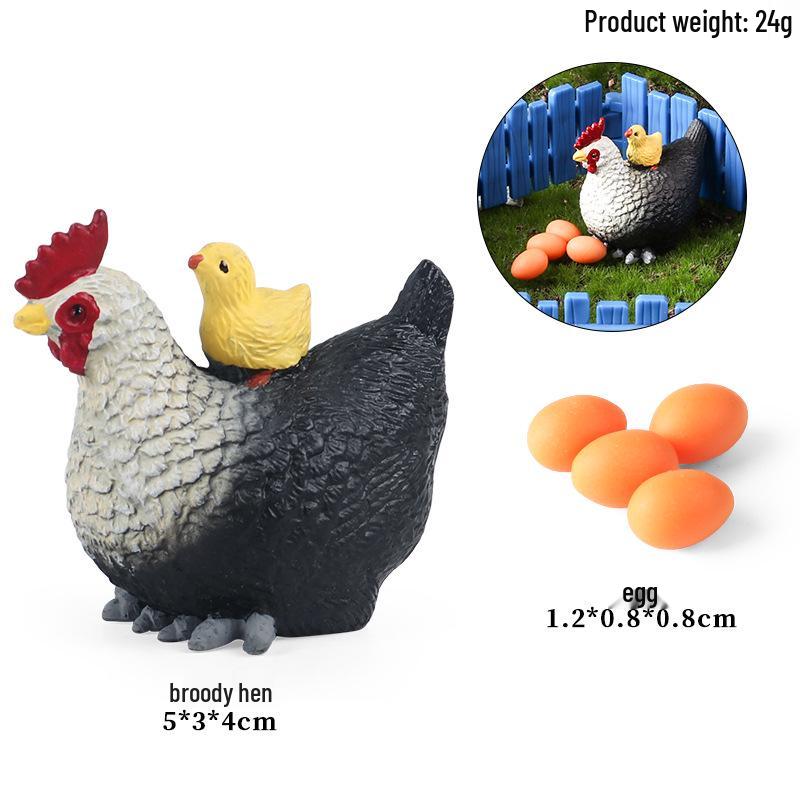 Farmer & Breeder Figure Set - Police Officer, Veterinarian, Plow Worker Toy Ornaments for Kids
