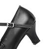Ballroom Party Comfortable Closed-toe Latin  Tango Modern Waltz Dance Shoes for Women with Rubber Sole Heeled 5CM