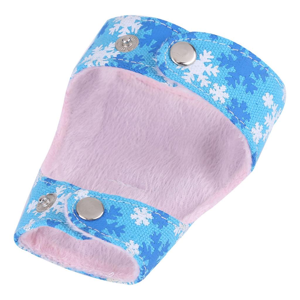 Small Pet Harness Cartoon Vest Clothes with Leash (Light Blue)