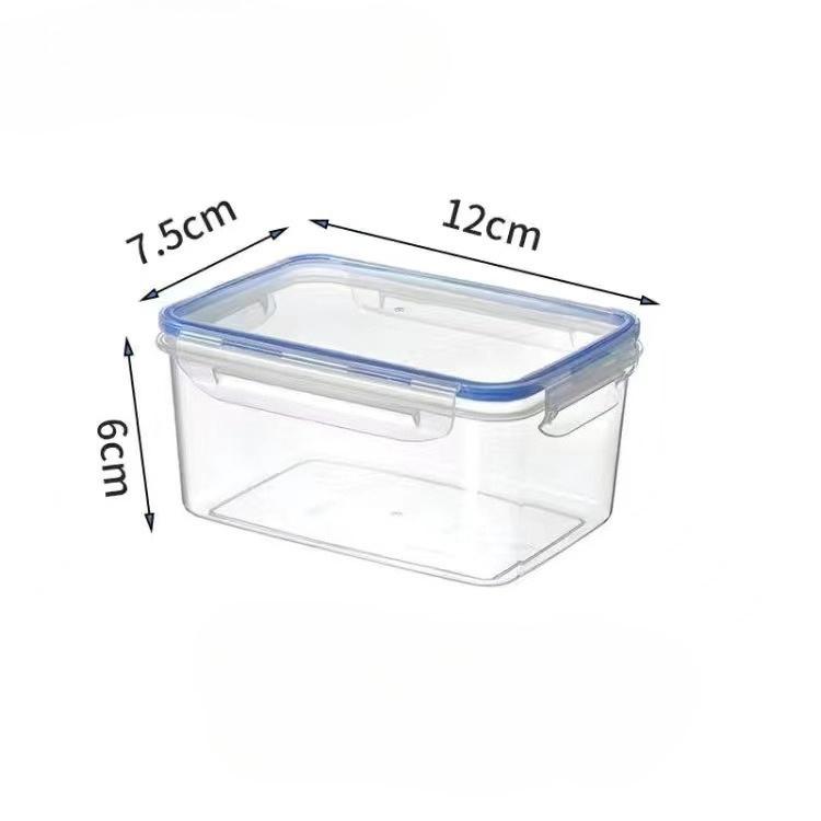 1 Stück/4 Stück Kühlschrank Aufbewahrungsbox Lebensmittelbehälter Kunststoff Frischhaltebox mit Deckel Tragbare Aufbewahrungsbox Küchenorganisation