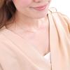 Goods Petal Necklace Platinum Pt850 [Happy Shop] Chain, 40cm, 1.2mm Wide,