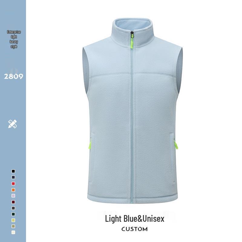 Custom Logo Multi-Pocket Durable Vest for Supermarket, Decoration, and Volunteer Workwear