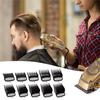 Professional Clipper Guard Set(10 Pack), Black, For Most Hair Clippers, 1/16 Inch To 1 Inch