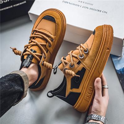 New Autumn and Winter Casual Sports Shoes for Men and Women, Fashionable and Versatile, Anti Slip and Wear-resistant Board Shoes