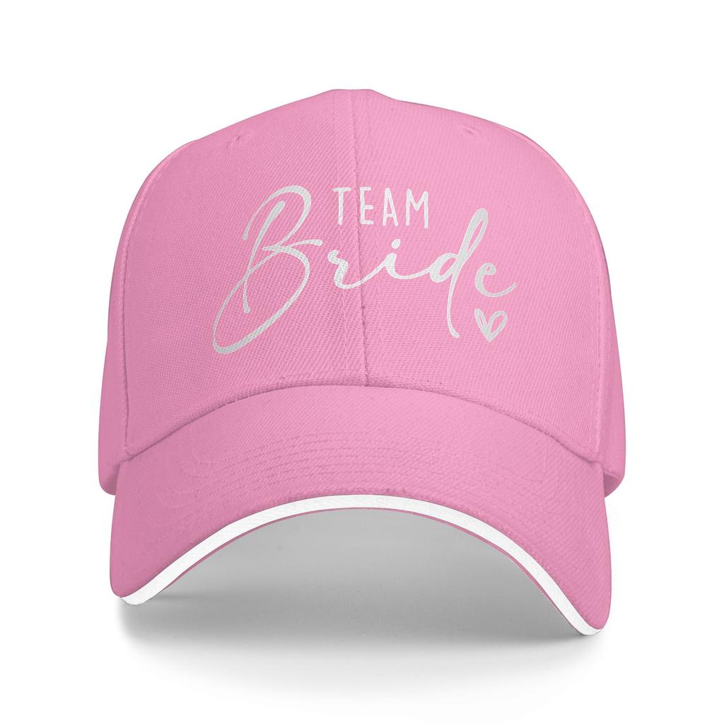 Hearts Bride Bachelorette Party Team Wedding Casual Baseball Cap Summer Trucker Hat Sun Unisex Adult Stylish Baseball Caps