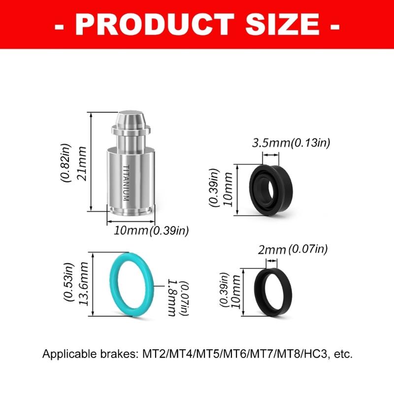 Universals Hydraulic Disc Brake Pistons Sealing Replacement Part For Easyly Installation And Durability