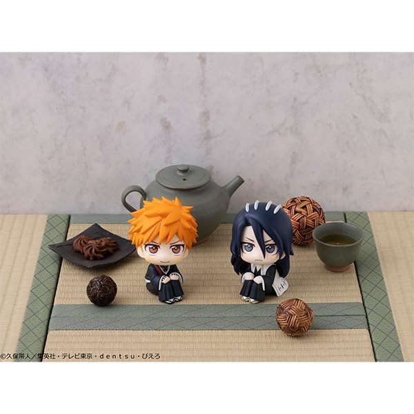 Rukappu BLEACH Válka tisíciletí Kuchiki Byakuya 110mm PVC Malovaná Akční Figurka Tisíciletí Cca.