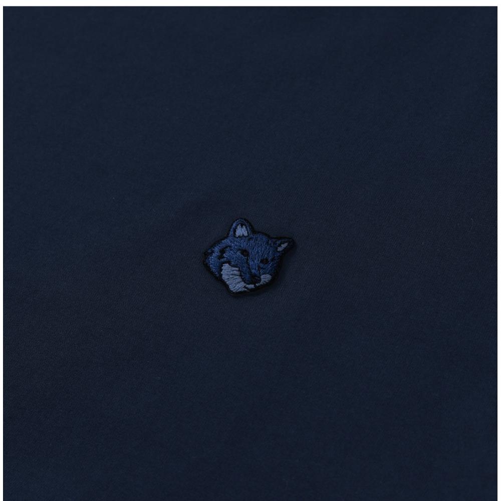 MaiSon KitSune Mm00127kj0118 P476 Bold Fox Head Patch Men S Short Sleeve Tee