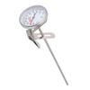 Milk Thermometer Professional High Accuracy Long Stem Stainless Steel Dial Thermometer for Coffee