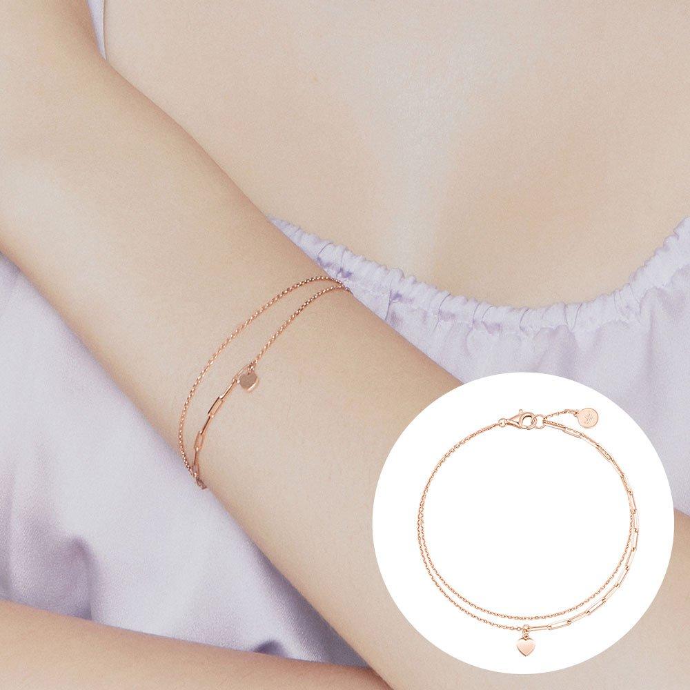 Lala J Heart Clip Bracelet (Jjljb03Bs320Sr7S0)