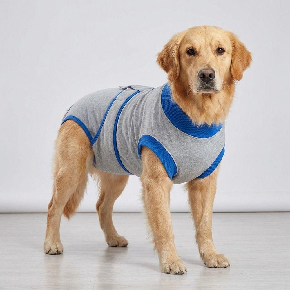 Soft Dog Sterilization Clothes Adjustable Pet Anti-Licking Suit Dog Recovery Suit  Daily Wear