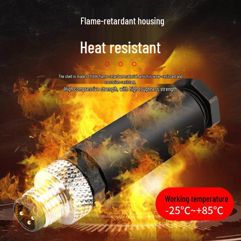 M8 Waterproof Aviation Sensor Connector