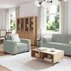VidaXL 3-piece Sofa Set with Cushions Light Grey Velvet 3324667