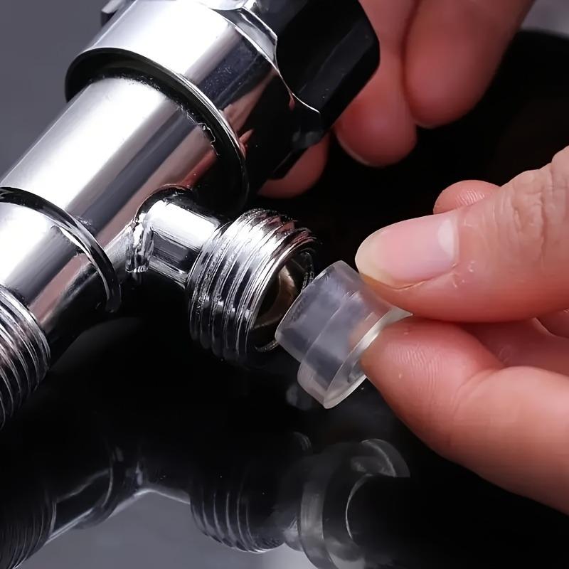 5/10 pièces Rondelles d'étanchéité universelles en silicone pour robinet avec collier de serrage. Joint étanche à l'eau pour plomberie domestique, robinets.