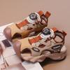 Sommer Kinder Sandalen Neue Mode Vielseitige Jungen Schuhe Drehbarer Knopf Atmungsaktive Sportsandale Komfort Kinderschuhe Leichte Strandschuhe