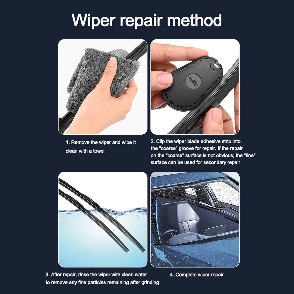 Quick Auto Windshield Wiper Refurbish Tool Windshield Wiper Cleaner  Vehicle Maintenance Accessory