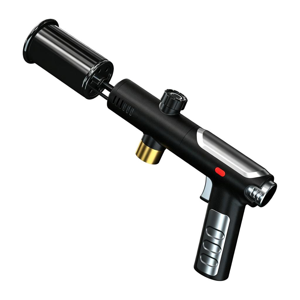 Portable Propane Torch Gun Outdoor Weed Burner Kitchen Igniter BBQ Flame Gun Adjustable Flame Control Without Propane Tank