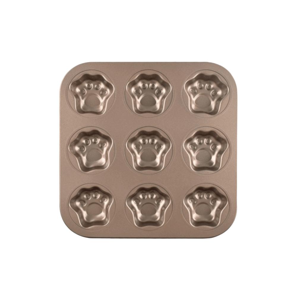 Non Stick Cake Plate 4/6/9/12 Cavity Cake Muffin Tin Tray Cute Cake Mold for Home Kitchen