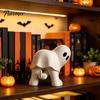 Erwachsenenhumor Heimdeko Halloween Geist Figur mit Mittelfinger, Niedliche Statue, Lustiges Studentenwohnheim Regal Gruselige Harz Schreibtisch für Party Büro Figuren