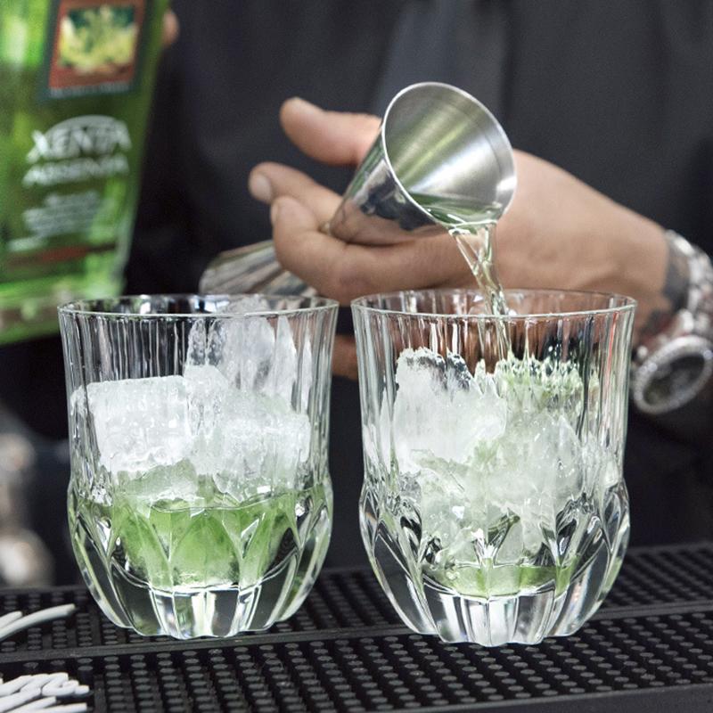 320ml Drinking Glasses Vintage Glass Cup Transparent Coffee Cup Wine Water Milk Glasses Drinkware Yogurt Cup Creative Glass Cup