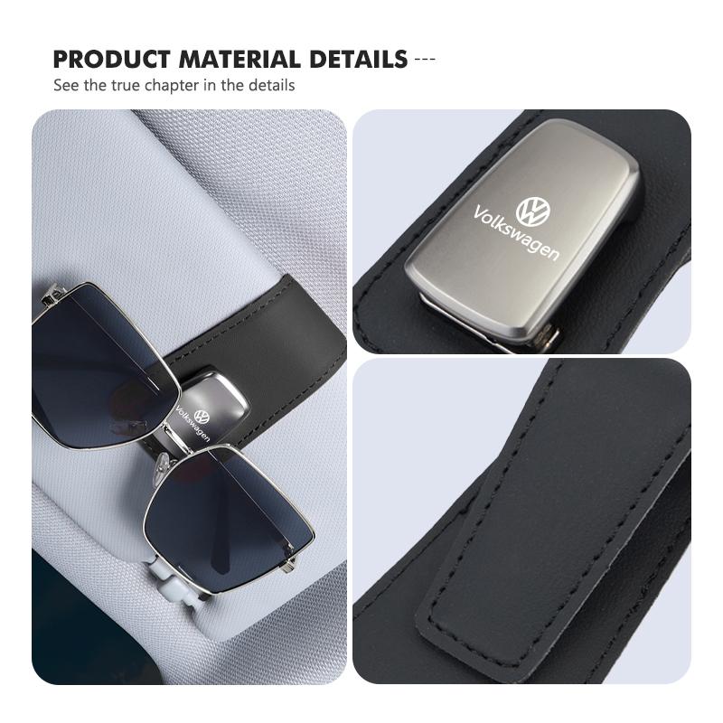 Simple Car Glasses Clip Card Ticket Eyeglasses Storage Holder For Volkswagen VW Polo Jetta Sagitar Magotan Passat B5 B6 B7 CC zg9