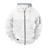 Boys' Solid Color Zipper Raglan Sleeve Fashionable Hoodie Jacket