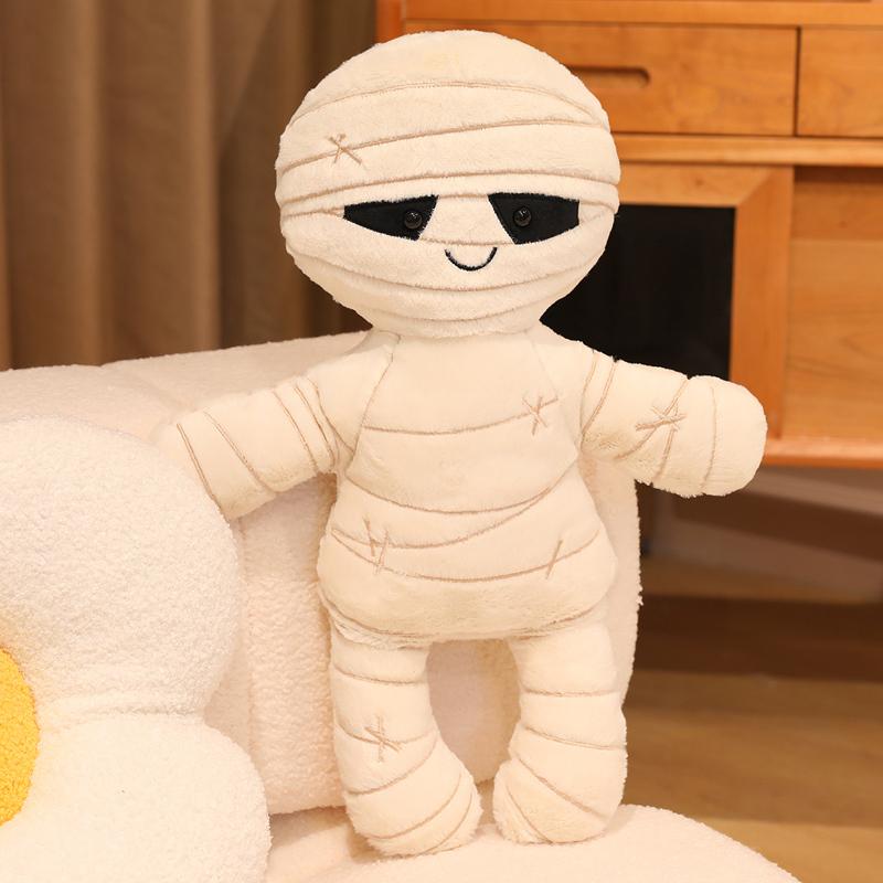 New Skeleton Plush Toy Halloween Mummy Dolls Creative Skeleton Stuffed Pillow Fun Mummy Holiday Costume Gifts 22 cm