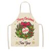 Linen Merry Christmas Apron Christmas Decorations for Home Kitchen Accessories 2025 Christmas Natal Navidad 2025 New Year Gifts