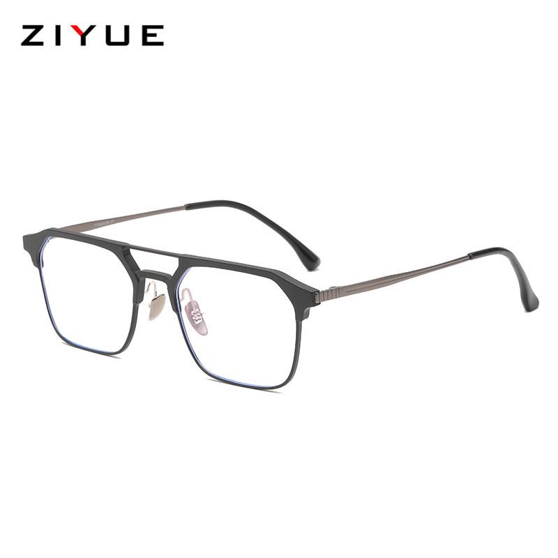 Men's Magnetic Polarized Clip-on Sunglasses: Pure Titanium, Three-in-One for Myopia, Fishing, and Driving.