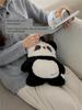 Borsa dell'acqua calda Scaldamani Invernale Standard Nazionale Ricaricabile Peluche Panda Scaldamani con Doppie Tasche per le Mani Staccabile Portatile Cartone Animato Scaldamani