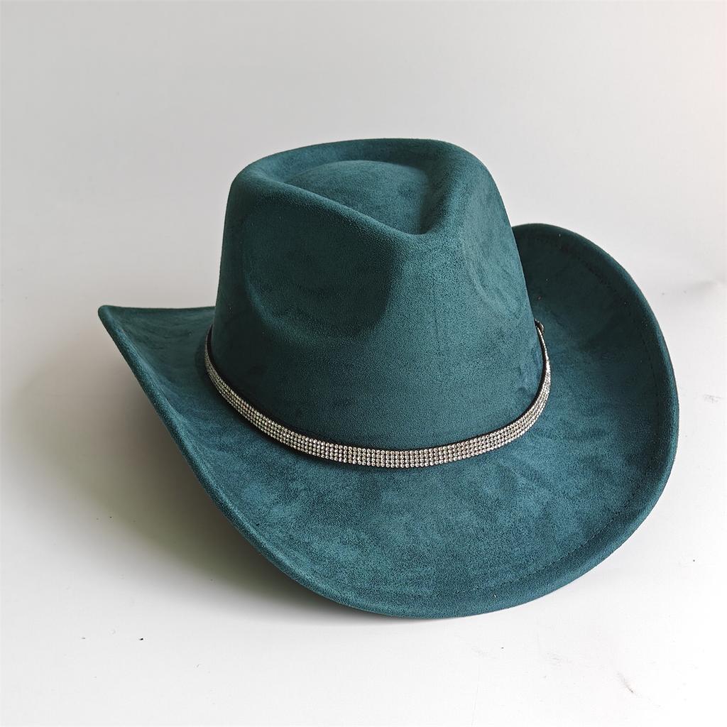 Cowboy Hat for Women and Men with Shapeable Wide Brim - Felt Cattleman Western Hats for Cowboys and Cowgirls Sombreros Vaqueros