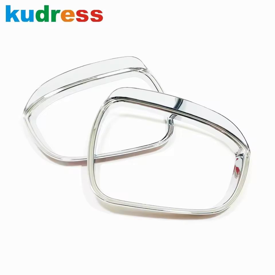 For Nissan X-trail Rogue T33 2021-2023 2024 Carbon Fiber Rearview Mirror Eyebrow Cover Trim Side Mirrors Sun Visor Guard Frame