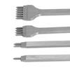 Rhombus Lacing Stitching Chisel Set Leather Craft Kits HSS Punching Stamping Prong Chisel