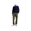 Maglione in Maglia Girocollo Manica Lunga Vestibilità Larga Colore Unito da Uomo Polo Ralph Lauren Blu MNPOTSH16820167-400