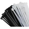 100Pcs Nylon Cable Ties Self-locking Cord Ties Straps Adjustable Cables Fastening Loop Home Office Wire Zip Ties
