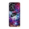 Case for Oppo A59 5G Nike Logo Black Stylish Bright Pink Purple Blue Maniacase